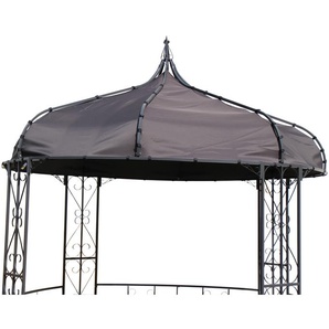 OUTFLEXX Ersatzdach für Pavillon 13419, Grau, PA-beschichtetes Polyester, 300x300 cm, UV-beständig YF-3266C
