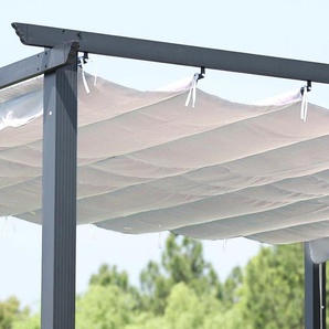 OUTFLEXX Ersatzdach für Pavillon 23598/23599, Creme, Polyester PA-beschichtet, 358 x 358 cm, UV-Beständig, Wasserfest YF-3888C