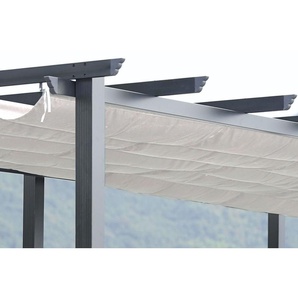OUTFLEXX Ersatzdach für Pavillon 23600/23601, Creme, Polyester PA-beschichtet, 258x558 cm, UV-Schutz, Wasserfest YF-3877C
