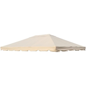 OUTFLEXX Ersatzdach für Sahara Pavillon, beige, Polyester, 300 x 400 cm PGF201