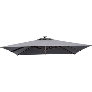 OUTFLEXX Ersatzdach, Grau, ca. 250 g/m²,Polyester, 300x400cm, UV90+ Schutz PU003-8 LED-COVER