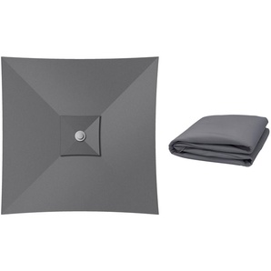 OUTFLEXX Ersatzdach, Grau, Polyester ca. 250 g/m², ca. 3x3m, Wasserabweisend, UV-Schutz PU1301-Cover