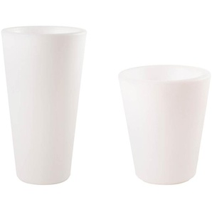 OUTFLEXX Exklusivmodell 2er Set Shining Classic Pot Dekoleuchte, Polyethylen, 2 Modelle, inkl. Fassung und LED-Leuchtmittel