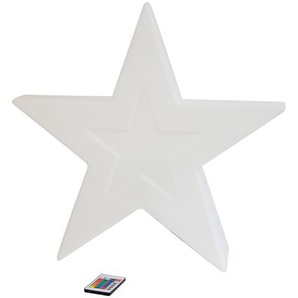 OUTFLEXX Exklusivmodell Star in Star Dekoleuchte, Polyethylen, 55x14x52 cm, inkl. Fassung und LED-Leuchtmittel 74051
