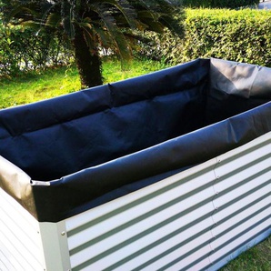 OUTFLEXX Pflanzvlies, schwarz, Vlies 200g/m², 180x90x100cm, für Hochbeet mit 180cm garden bed liner