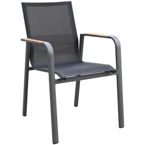 OUTFLEXX® Portofino Stuhl, anthrazit, Aluminium, 56,5 x 66 x 88cm, inkl. Polster OS209859-1