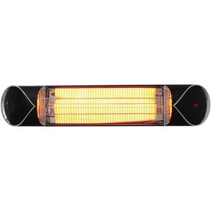 OUTTECH Star Heizstrahler, schwarz, Alu, 88 x 13 x 9 cm, staub - und wassergeschützt, Fernbedienung mit 4 Stufen