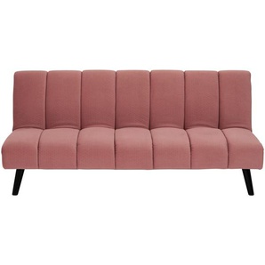 P & B Jugend-, Altrosa, Textil, Eiche, Pappel, Sperrholz, 3-Sitzer, 180x81x93 cm, Liegefunktion, Kinder- & Jugendzimmer, Kindermöbel, Kindersitzmöbel