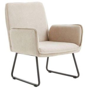 P & B Kindersessel, Grau, Beige, Holz, Metall, Textil, Eukalyptusholz, Sperrholz, Füllung: Schaumstoff, 53x62x52 cm, Kinder- & Jugendzimmer,