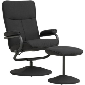 P & B Relaxsesselset, Schwarz, Textil, 68x96.5x76 cm, Relaxfunktion, Wohnzimmer, Sessel, Relaxsessel