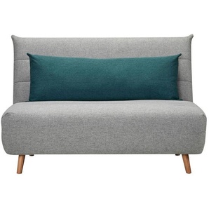 P & B Schlafsofa, Grau, Textil, Kiefer, 2-Sitzer, Füllung: Schaumstoff, 125x84x91 cm, Liegefunktion, Kinder- & Jugendzimmer, Jugendmöbel, Jugendsofas