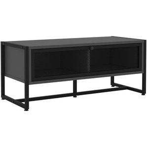 P & B Schuhbank , Anthrazit, Schwarz , Metall , 95x40x41 cm , Garderobe, Garderobenbänke