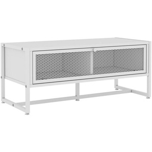 P & B Schuhbank , Weiß , Metall , 95x40x41 cm , Garderobe, Garderobenbänke
