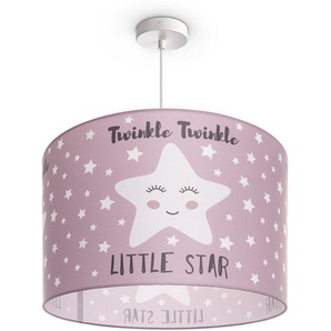 Paco Home Pendelleuchte Aleyna 105, ohne Leuchtmittel, Kinderlampe Deckenlampe LED Kinderzimmer Sternen Motiv E27
