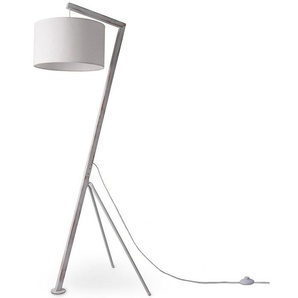 Paco Home Stehlampe GALLOW, ohne Leuchtmittel, Modern Wohnzimmer Dreibein Holz Metall Vintage E27 Galgen