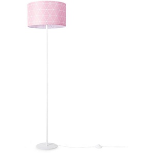 Paco Home Stehlampe Stella 401, ohne Leuchtmittel, Standleuchte Wohnzimmer Schlafzimmer E27 Skandi Pink Grau Blau Deko
