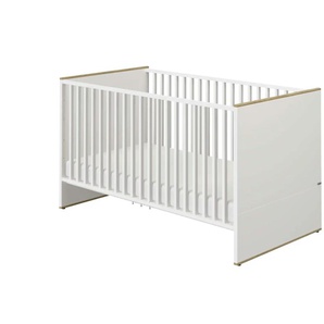 PAIDI Babybett  Lieven - weiß - Materialmix - 76,2 cm - 82,3 cm | Möbel Kraft