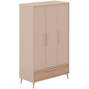 Paidi Babykleiderschrank Eefje, Eiche, Beige, Holzwerkstoff, 1 Schubladen, 123.5x203.5x57.1 cm, Blauer Engel, Goldenes M, Babymöbel,