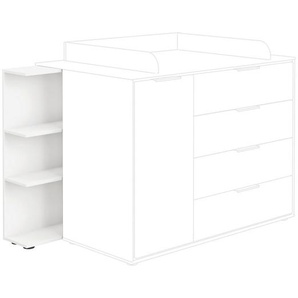 Paidi Babyunterstellregal Lieven, Weiß, Holzwerkstoff, 2 Fächer, 45.0x92.4x21.3 cm, Blauer Engel, Goldenes M, Babymöbel, Babyzimmerregale