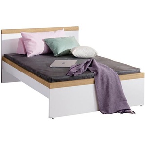 Paidi Bett Oscar, Weiß, Eiche, 120x200 cm, Blauer Engel, Goldenes M, in verschiedenen Größen erhältlich, Kinder- & Jugendzimmer, Kindermöbel, Kinderbetten, Kindereinzelbetten