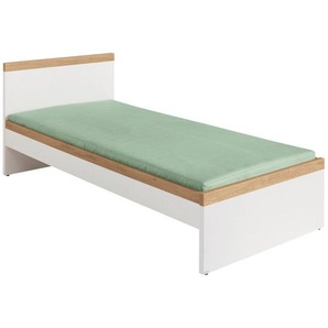 Paidi Bett Oscar, Weiß, Eiche, 90x200 cm, Blauer Engel, Goldenes M, in verschiedenen Größen erhältlich, Kinder- & Jugendzimmer, Kindermöbel, Kinderbetten, Kindereinzelbetten