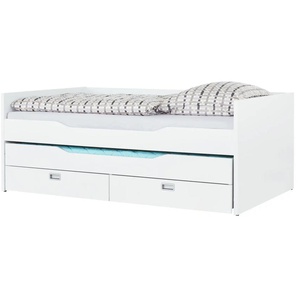 PAIDI Bettkombination Fiona - weiß - Materialmix - 125,7 cm - 80,8 cm | Möbel Kraft