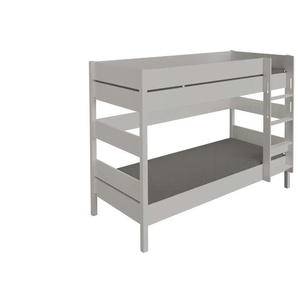 PAIDI Etagenbett Tiago ¦ grau ¦ Maße (cm): B: 106,3 H: 160,6