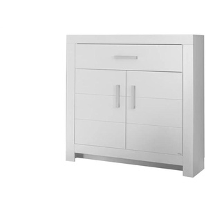 PAIDI Highboard Fiona - weiß - Materialmix - 110 cm - 114,7 cm - cm 39,3 | Möbel Kraft