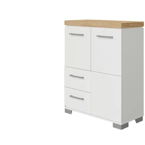 PAIDI Highboard   Kira ¦ weiß ¦ Maße (cm): B: 90,9 H: 111,8 T: 39.6
