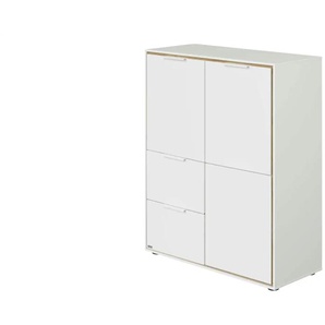 PAIDI Highboard  Lieven ¦ weiß ¦ Maße (cm): B: 97,2 H: 115,2 T: 38.8