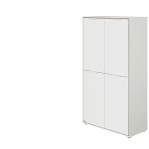 PAIDI Highboard  Lieven ¦ weiß ¦ Maße (cm): B: 97,2 H: 165 T: 38.8