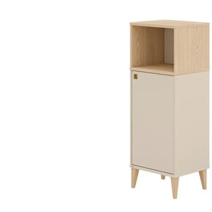 PAIDI Highboard  Mila & Ben ¦ beige ¦ Maße (cm): B: 48,4 H: 129,6 T: 40.1