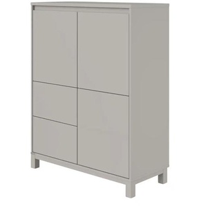 PAIDI Highboard  Olli ¦ grau ¦ Maße (cm): B: 94,8 H: 119,7 T: 40.1