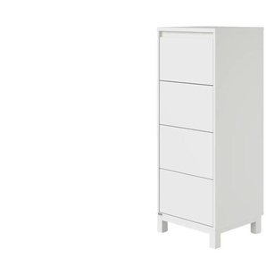 PAIDI Highboard Olli - weiß - Materialmix - 48,4 cm - 119,7 cm - cm 40,1 | Möbel Kraft