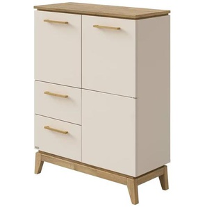 PAIDI Highboard  Stiene ¦ beige ¦ Maße (cm): B: 95,2 H: 123,1 T: 39.6