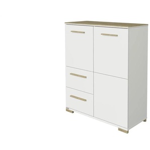 PAIDI Highboard - weiß - Materialmix - 94,8 cm - 112,1 cm - cm 39,6 | Möbel Kraft