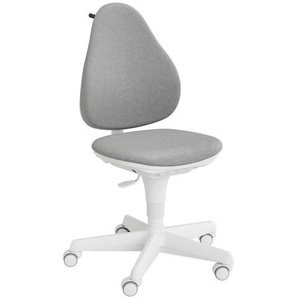 Paidi Jugenddrehstuhl Jooki, Weiß, Grau, Textil, Drehkreuz, 58x97x54 cm, Blauer Engel, Goldenes M, Oeko-Tex® Standard 100, Stoffauswahl, Sitzfläche