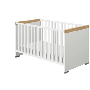 PAIDI Kinderbett  Kira ¦ weiß ¦ Maße (cm): B: 77,8 H: 78,9