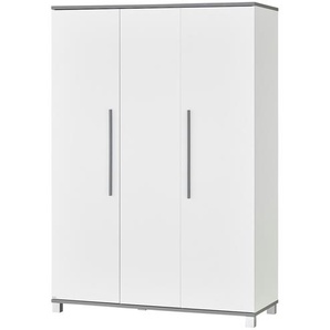PAIDI Kleiderschrank 3-türig  Kalea ¦ weiß ¦ Maße (cm): B: 135,3 H: 195,9 T: 55.6