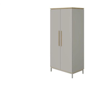 PAIDI Kleiderschrank  Benne ¦ grau ¦ Maße (cm): B: 94,8 H: 201,9 T: 55.6