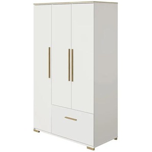 PAIDI Kleiderschrank  Enie ¦ weiß ¦ Maße (cm): B: 123,5 H: 200,4 T: 55.6