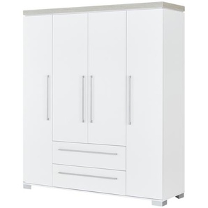 PAIDI Kleiderschrank  Kira ¦ weiß ¦ Maße (cm): B: 175,8 H: 205,9 T: 55,6