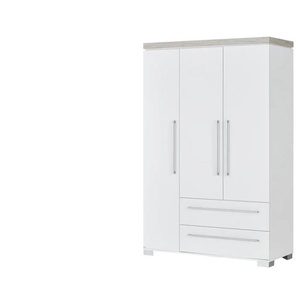 PAIDI Kleiderschrank  Kira ¦ weiß ¦ Maße (cm): B: 135,3 H: 205,9 T: 55.6