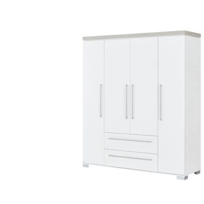 PAIDI Kleiderschrank Kira - weiß - Materialmix - 175,8 cm - 205,9 cm - cm 55,6 | Möbel Kraft