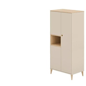 PAIDI Kleiderschrank  Mila & Ben ¦ beige ¦ Maße (cm): B: 94,8 H: 205,8 T: 58.2