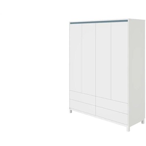 PAIDI Kleiderschrank  Olli ¦ weiß ¦ Maße (cm): B: 164 H: 204 T: 56.1