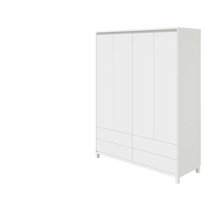 PAIDI Kleiderschrank  Olli ¦ weiß ¦ Maße (cm): B: 164 H: 204 T: 56.1