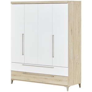 PAIDI Kleiderschrank  Remo ¦ holzfarben ¦ Maße (cm): B: 164 H: 199 T: 55,9