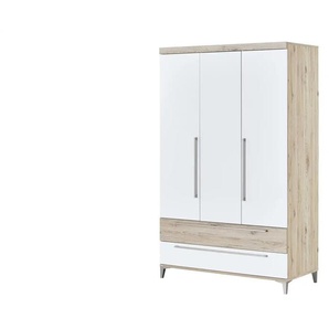 PAIDI Kleiderschrank Remo - holzfarben - Materialmix - 123,5 cm - 199 cm - cm 55,9 | Möbel Kraft