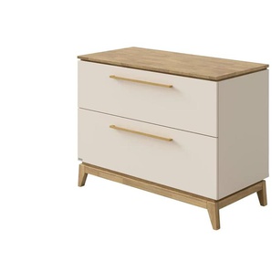 PAIDI Kommode  Stiene ¦ beige ¦ Maße (cm): B: 123,3 H: 92,1 T: 57.2